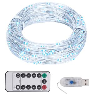 vidaXL Tira de luces con 150 LED blanco frío PVC 15 m