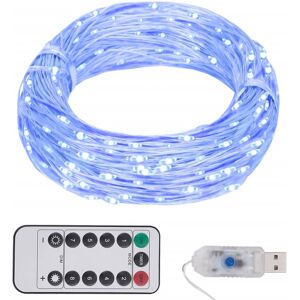 vidaXL Tira de luces LEDs con 150 LEDs azul 15 m PVC