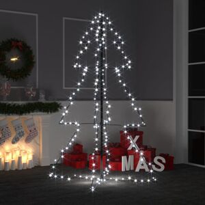 vidaXL Árbol de Navidad 200 luces LED interior y exterior 98x150 cm