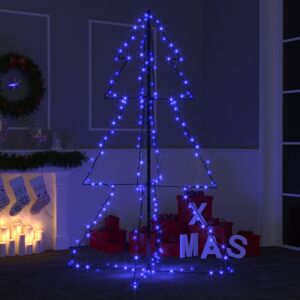 vidaXL Árbol de Navidad 200 luces LED interior y exterior 98x150 cm