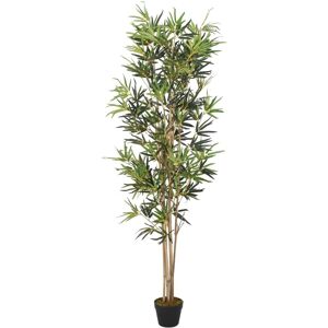 vidaXL Árbol de bambú artificial con 552 hojas verde 120 cm