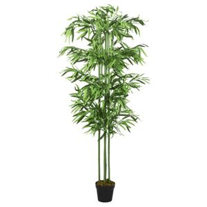 vidaXL Árbol de bambú artificial con 384 hojas verde 120 cm