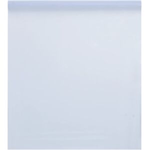 vidaXL Lámina de ventana esmerilada PVC blanco transparente 60x500 cm