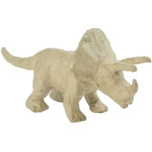 Décopatch Figura papel maché  Triceratops 16cm