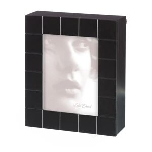 LOLAhome Caja llaves de madera negra de 20x7x24 cm