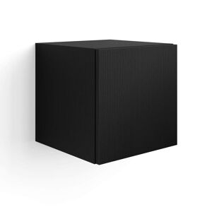 Mobili Fiver Unidad de pared Easy 36 con puerta abatible, color madera negra