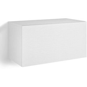 Mobili Fiver Unidad de pared Easy 70 con puerta hacia arriba, color fresno blanco