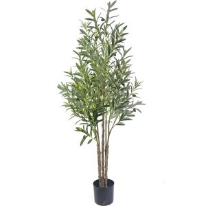 RegalosMiguel Planta Artificial Palmera Olivo 1.40 cm