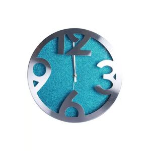 RegalosMiguel Reloj de Pared Shiny Azul Grande 30 cm
