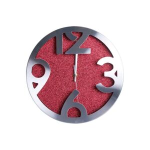 RegalosMiguel Reloj de Pared Shiny Rojo Grande 30 cm