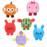 XQ Toy tycoon Square cat plush toy Christmas gift cute monkey watermelon pig gave a gift to accompany sleeping pillow toy sofa decoration