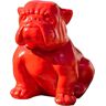 Wanda Collection Estatua jardín bulldog roja 40cm