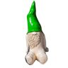 Wanda Collection Estatua gnome sentado decorativo de jardín 50cm verde