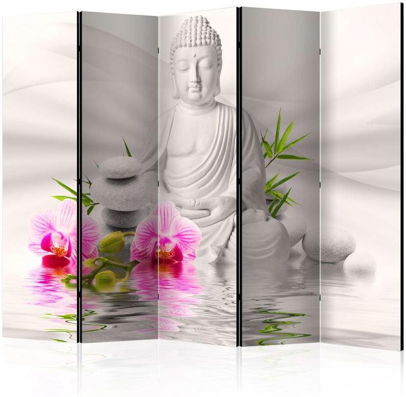 ARTGEIST Biombo Buddha and Orchids II Room Di cm 225x172 Artgeist