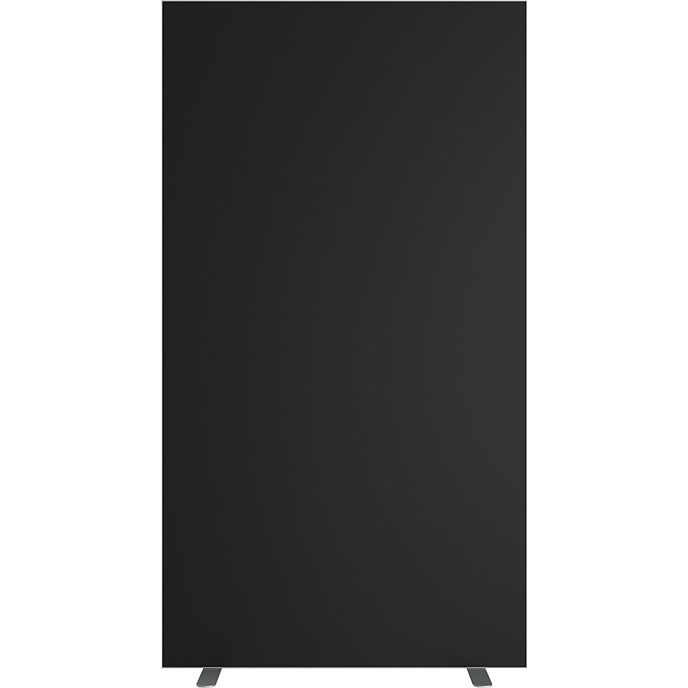 kaiserkraft Pared separadora easyScreen, monocolor, negro, anchura 940 mm
