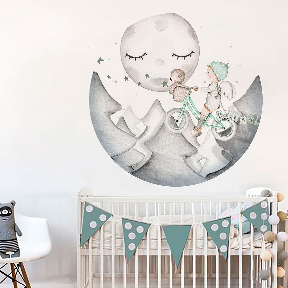 imda Vinilo infantil "Dreams II" (Vinilos: Diámetro de 150cm)