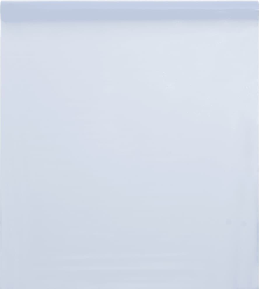 vidaXL Lámina de ventana esmerilada PVC blanco transparente 45x2000 cm