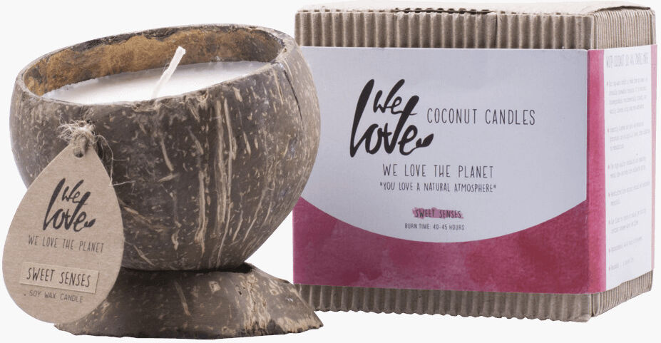 We Love The Planet Vela de coco natural Sweet Senses