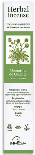 BioAroma Incienso ayurveda Memorias de Oriente