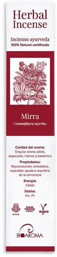 BioAroma Incienso ayurveda de Mirra