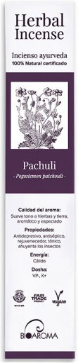 BioAroma Incienso ayurveda de Pachulí