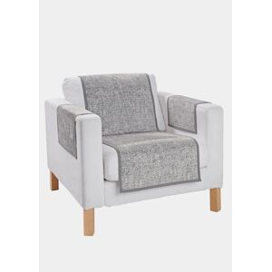 Goldner Fashion Nojatuolin ja sohvan irtopäällinen - harmaa / kuvioll. - Gr. 50 x 140 cm