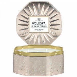 Voluspa Octogon Tin Candle Blonde Tabac 50h