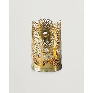 Skultuna Feather Candle Holder Brass - Vihreä - Size: One size - Gender: men