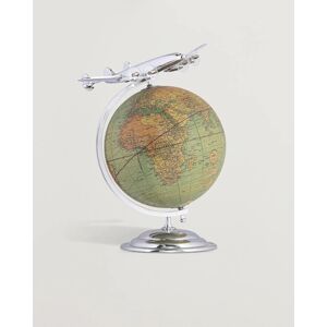 Authentic Models On Top Of The World Globe and Plane Silver - Size: One size - Gender: men