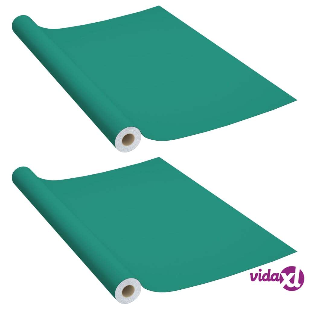 vidaXL Itseliimautuvat huonekalukalvot 2 kpl vaaleansin. 500x90 cm PVC