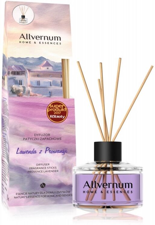 Allvernum Home Diffuser &amp; Fragrance Sticks Provence Lavender 50 ml Diffuusori