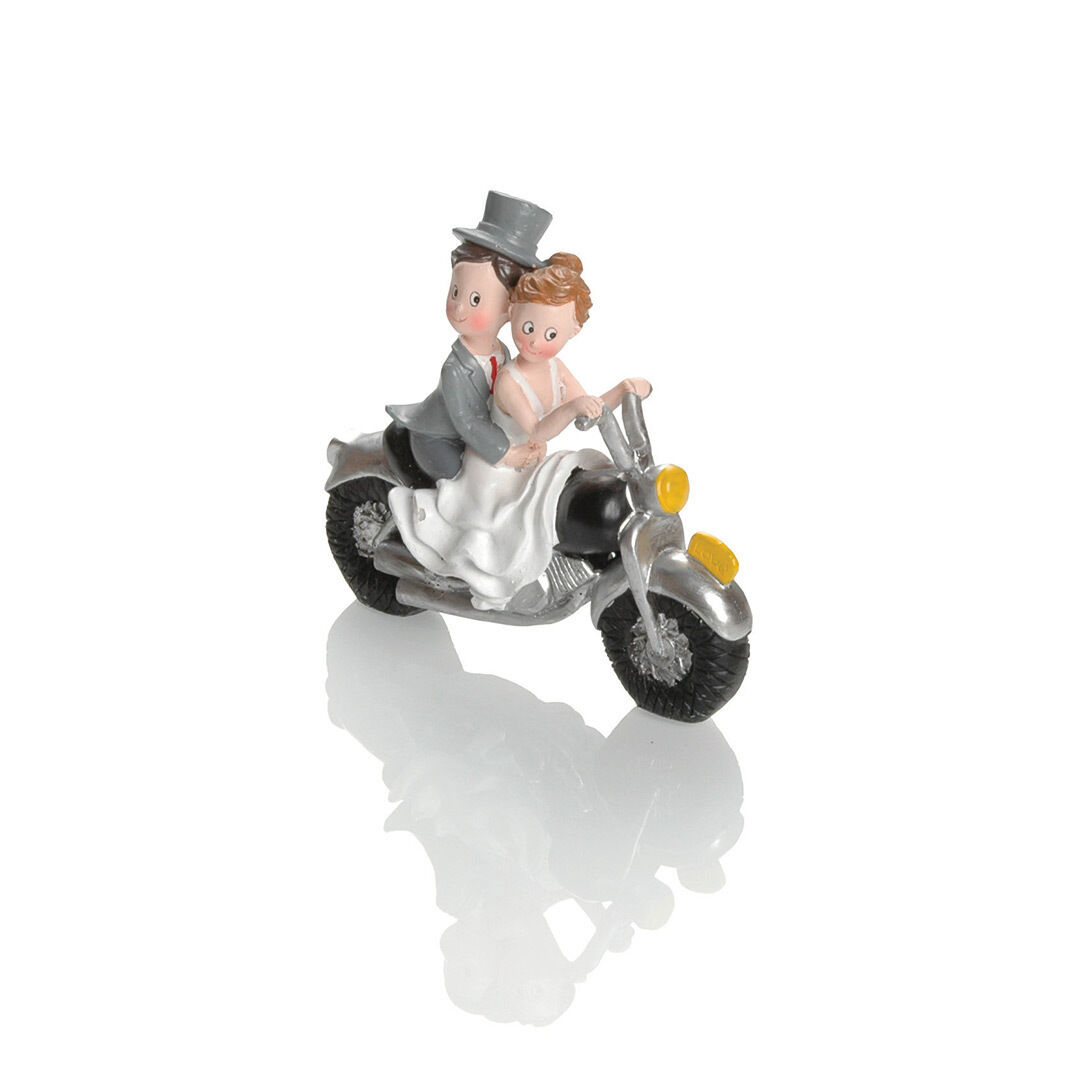 Booster Deco Figure Wedding Motorbike 2  unisex