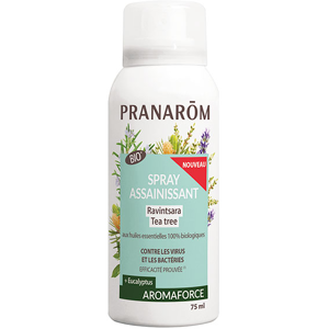 Pranarom Aromaforce Spray Assainissant Ravintsara Tea Tree Bio 75ml