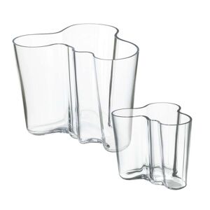 Iittala - Aalto Vase Set 160 + 95 mm, transparent