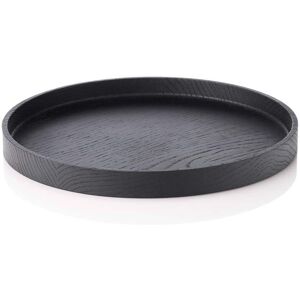 applicata - Luna tray plateau de service, ? 28 cm, chene teinte