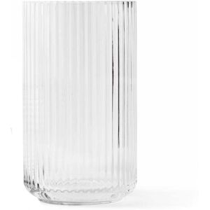 - Vase en verre H 20 cm, transparent