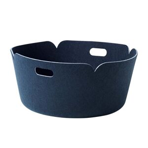 Muuto - Restore Panier de rangement rond, midnight blue