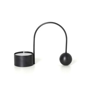 ferm LIVING - Porte-bougie balance a chauffe-plat, noir