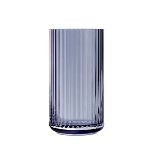Lyngby Porcelæn - Vase en verre H 20 cm, midnight blue - Publicité