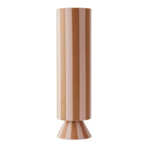 OYOY - Toppu Vase, Ø 8,5 x H 31 cm, rose / caramel - Publicité