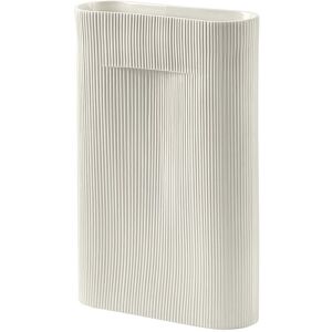 Muuto - Ridge Vase de sol H 48,5 cm, blanc cassé