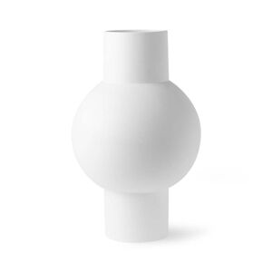 HKliving - vase M, Ø 21 x H 32 cm, blanc mat