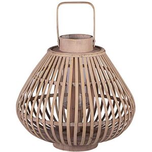 Broste Copenhagen - Lanterne en bambou du Sahara S, Ø 31,5 x H 28 cm, naturel