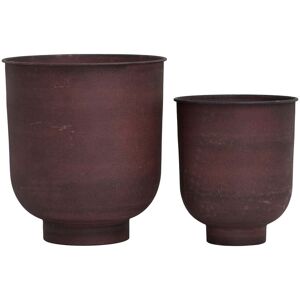 House Doctor - Vig pots Vig, burnt henna (lot de 2)