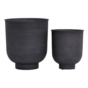 House Doctor - Vig pots Vig, gris (lot de 2)