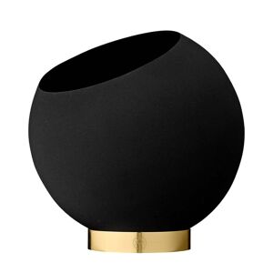 AYTM - Pot de fleur en forme de globe, Ø 21 x H 18,8 cm, noir