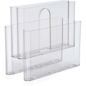 Kartell - Porte-revues à quatre poches, transparent