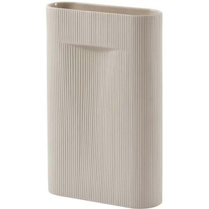 Muuto - Ridge Vase de sol, h 48,5 cm, beige