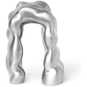 ferm LIVING - Morf Sculpture et serre-livres, h 18,5 cm, aluminium brossé