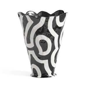 HAY - Jessica Hans Shadow Vase, H 25 cm, noir / blanc - Publicité